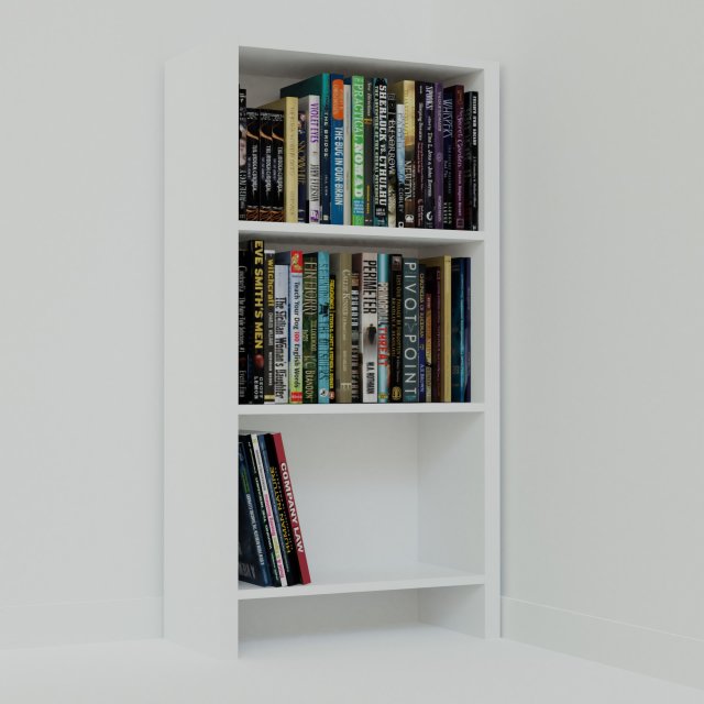random books 3D Модель .c4d .max .obj .3ds .fbx .stl .blend 
