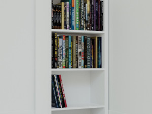 random books Modello 3D