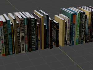 random books 3D Модель