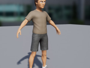 kid character model 3D Model