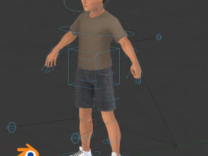 kid character model 3D Model