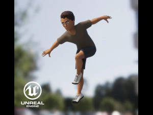 kid character model 3D Model