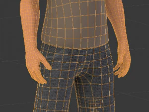kid character model 3D Model