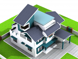 3d house Modelo 3D