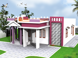 3dxmax house exterior design 3D 모델