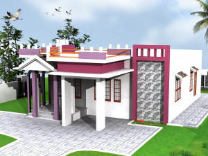3dxmax house exterior design 3D Model
