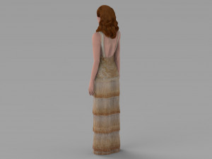 emma stone figurine ready for full color 3d printing 3D Print Model