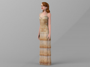 emma stone figurine ready for full color 3d printing 3D Print Model