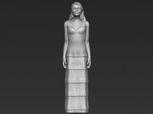emma stone figurine ready for full color 3d printing 3D Print Model