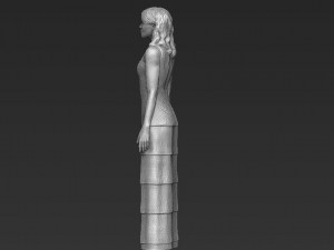 emma stone figurine ready for full color 3d printing 3D Print Model