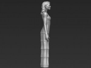 emma stone figurine ready for full color 3d printing 3D Print Model