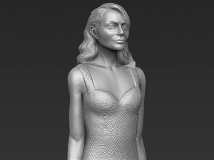 emma stone figurine ready for full color 3d printing 3D Print Model