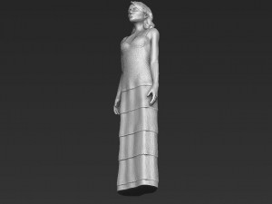 emma stone figurine ready for full color 3d printing 3D Print Model