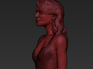 emma stone figurine ready for full color 3d printing 3D Print Model