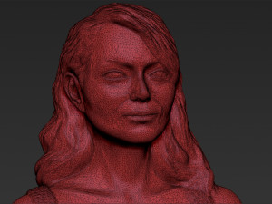 emma stone figurine ready for full color 3d printing 3D Print Model