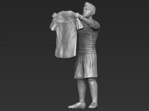 lionel messi figurine ready for 3d printing 3D Print Model
