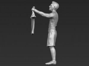 lionel messi figurine ready for 3d printing 3D Print Model