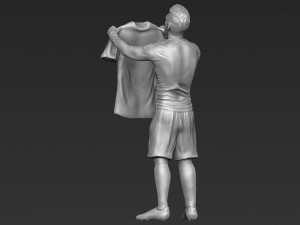 lionel messi figurine ready for 3d printing 3D Print Model