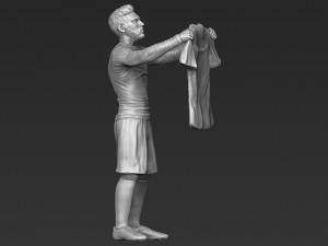lionel messi figurine ready for 3d printing 3D Print Model