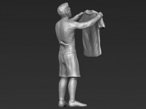 lionel messi figurine ready for 3d printing 3D Print Model