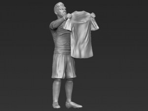 lionel messi figurine ready for 3d printing 3D Print Model