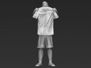 lionel messi figurine ready for 3d printing 3D Print Model