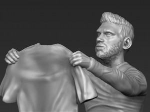 lionel messi figurine ready for 3d printing 3D Print Model