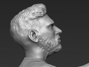 lionel messi figurine ready for 3d printing 3D Print Model