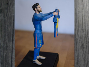 lionel messi ready for full color 3d printing Model Cetak 3D