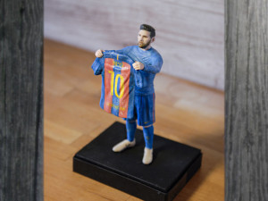 lionel messi ready for full color 3d printing Model Cetak 3D