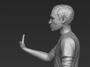 sheldon big bang theory 3d printing ready stl obj 3D Print Model