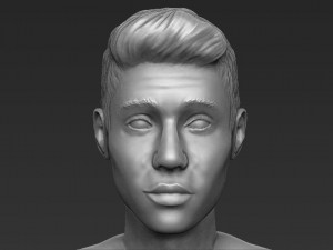 justin bieber 3d printing ready stl obj 3D 프린트 모델