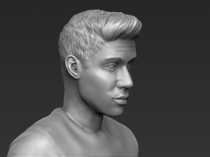 justin bieber 3d printing ready stl obj 3D 프린트 모델