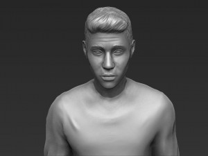 justin bieber 3d printing ready stl obj 3D 프린트 모델