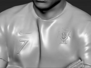 cristiano ronaldo portugal 3d printing ready stl obj 3D 프린트 모델