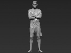cristiano ronaldo portugal 3d printing ready stl obj 3D 프린트 모델