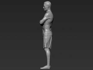 cristiano ronaldo portugal 3d printing ready stl obj 3D 프린트 모델