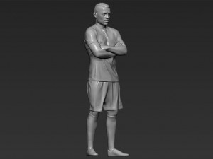 cristiano ronaldo portugal 3d printing ready stl obj 3D 프린트 모델