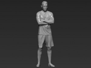 cristiano ronaldo portugal 3d printing ready stl obj 3D 프린트 모델