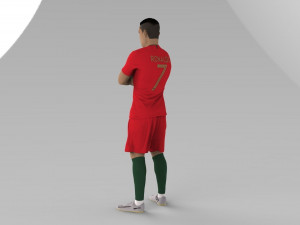 cristiano ronaldo portugal ready for full color 3d printing 3D 프린트 모델