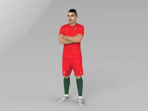 cristiano ronaldo portugal ready for full color 3d printing 3D 프린트 모델
