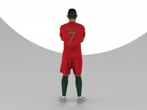 cristiano ronaldo portugal ready for full color 3d printing 3D 프린트 모델