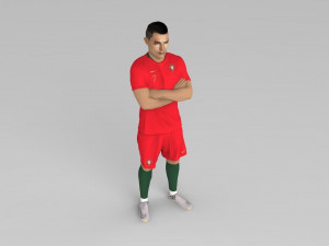 cristiano ronaldo portugal ready for full color 3d printing 3D 프린트 모델