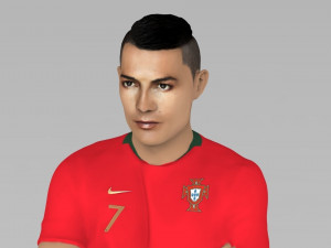 cristiano ronaldo portugal ready for full color 3d printing 3D 프린트 모델