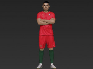 cristiano ronaldo portugal ready for full color 3d printing 3D 프린트 모델
