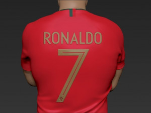 cristiano ronaldo portugal ready for full color 3d printing 3D 프린트 모델