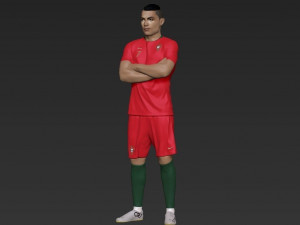 cristiano ronaldo portugal ready for full color 3d printing 3D 프린트 모델