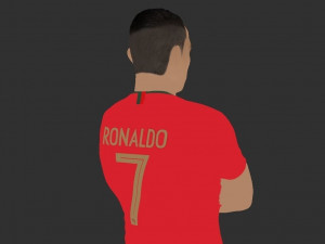 cristiano ronaldo portugal ready for full color 3d printing 3D 프린트 모델