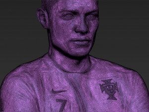 cristiano ronaldo portugal ready for full color 3d printing 3D 프린트 모델