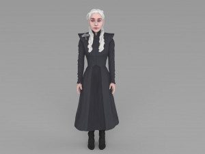 daenerys targaryen ready for full color 3d printing Modello di stampa 3D